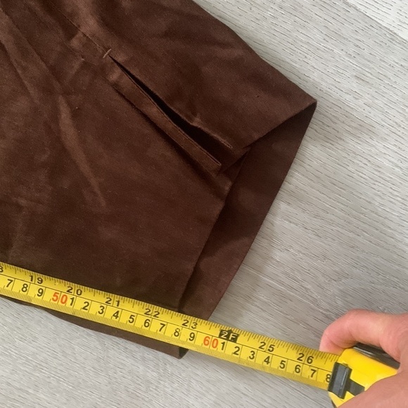 NWT J. Jill Linen Kona‎ Stretch Brown Straight Leg Trousers summer career 4X - Picture 10 of 13